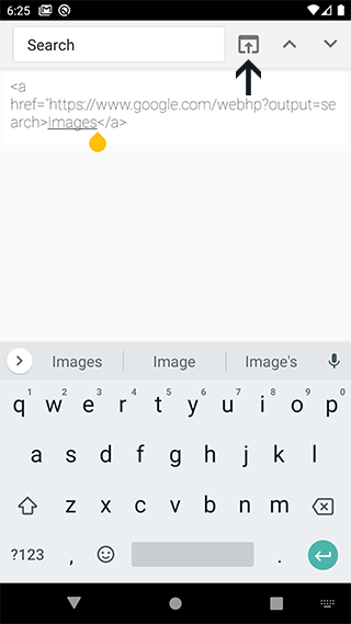 how to write html on android