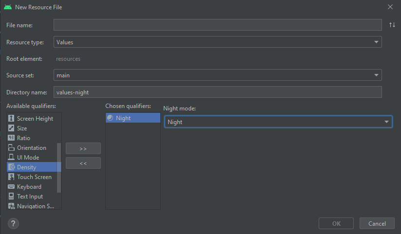 android studio theme style